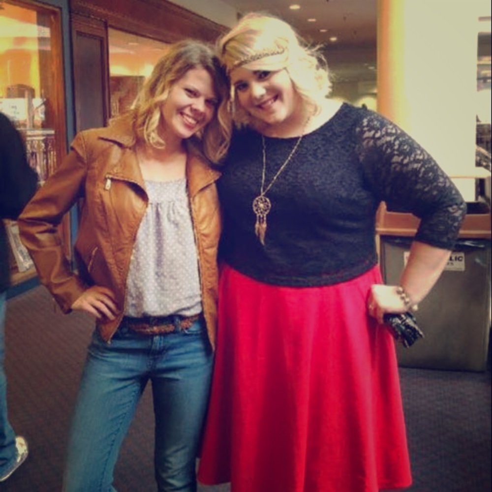 Lane Bryant Crop top and skirts